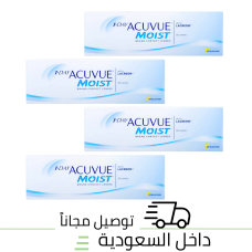 4 packs accuvue moist daily  