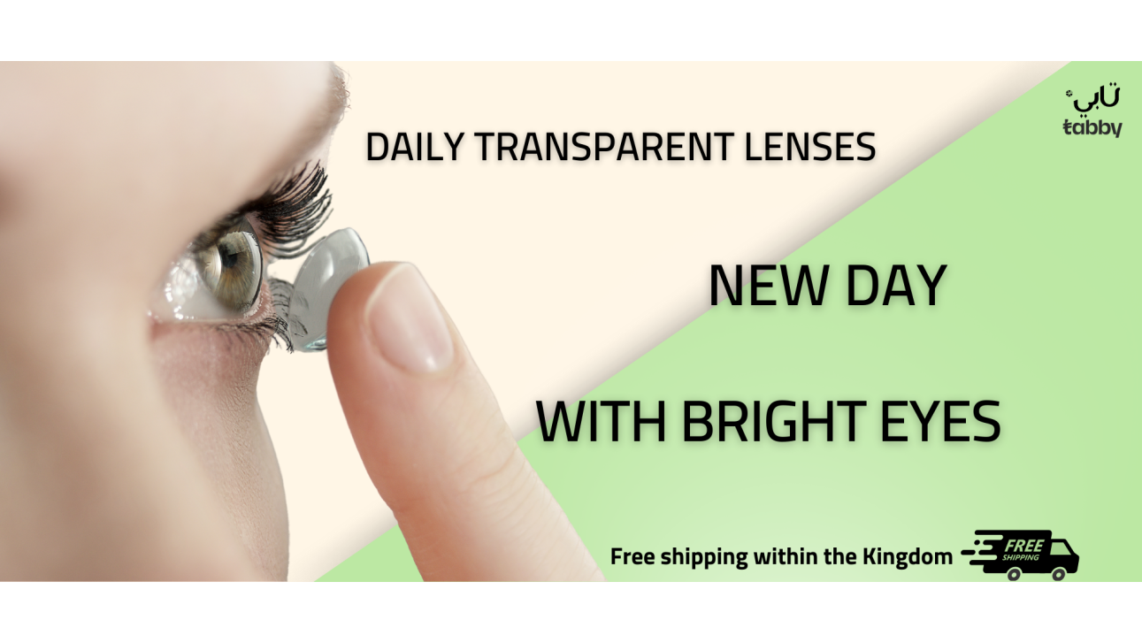 Daily transparent lenses 